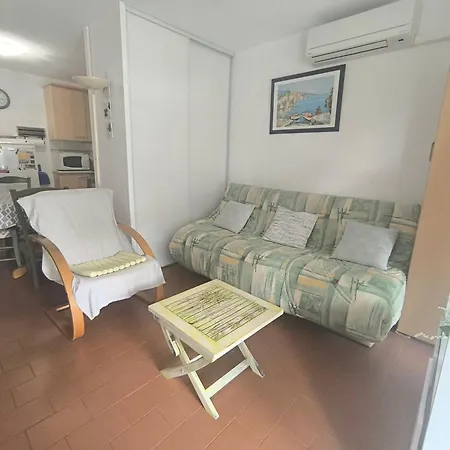 Lägenhet 5070 Cap D'agde T2 28m2 - Climatise - Pk Securise Au Calme De La Pinede