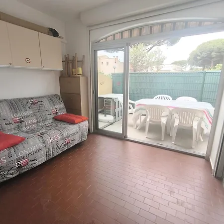 5070 Cap D'agde T2 28m2 - Climatise - Pk Securise Au Calme De La Pinede Lägenhet *